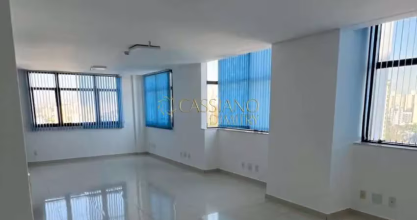 Sala comercial para locação de 60m² | 02 banheiros e 01 vaga de garagem | edifício oswaldo cruz - centro | são josé dos campos |