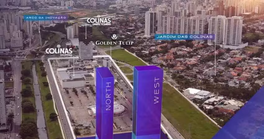 Oportunidade de repasso no kingdom tower - planta de 90m2 - sala ampliada e 02 suítes - jardim das colinas