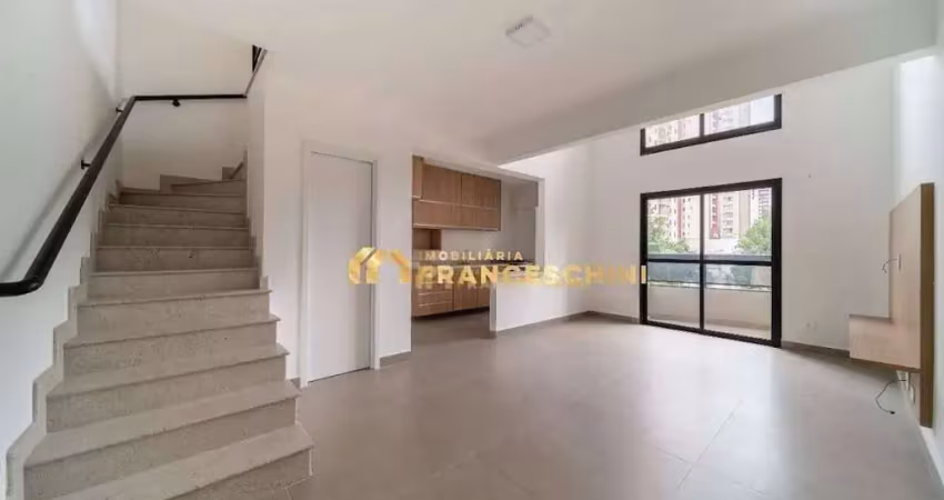 Locação - tarsila loft - apto. duplex com 78m2 - 01 dormt. - varanda - jd. aquárius