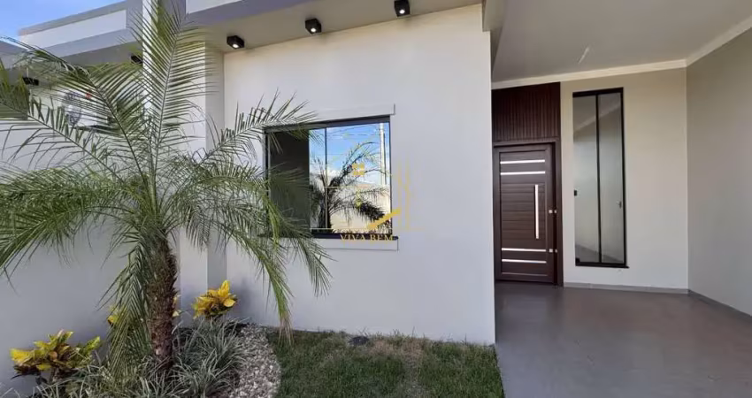 Sala com pé-direito alto, cozinha moderna com churrasqueira, 98m²