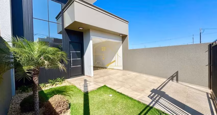 Casa à venda - acabamentos modernos - 3 quartos - 100m²