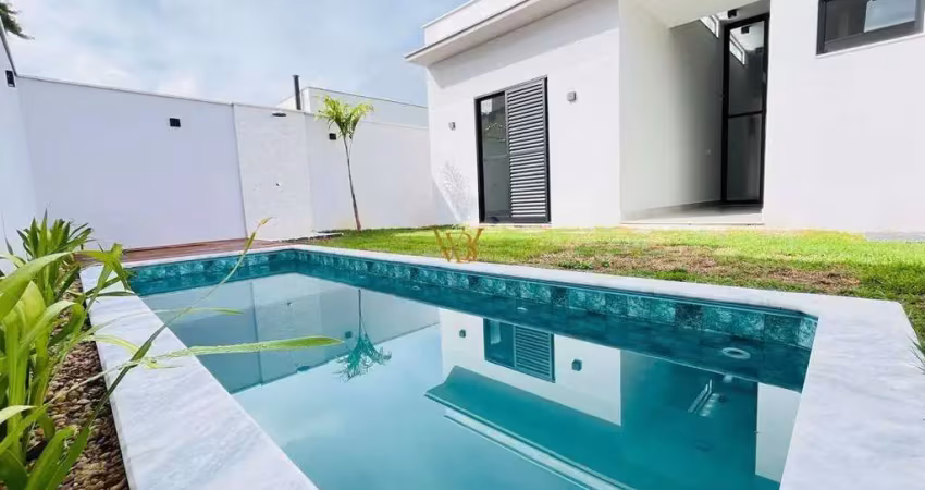 Linda e recém construída casa térrea à venda no condomínio recanto do piracicamirim