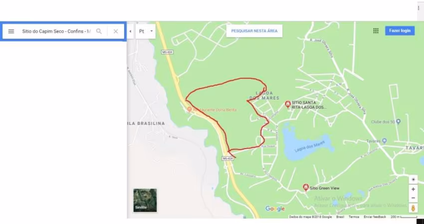 Terreno comercial à venda no Capim Seco, Confins 