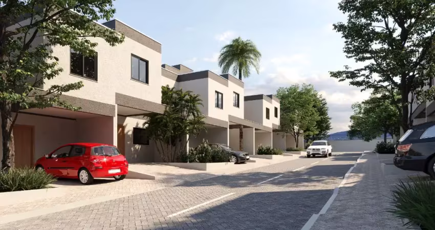 Condomínio de casas em construção no bairro floresta em sjc