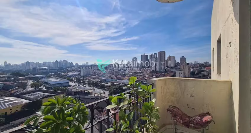 Apartamento de 3 dormitórios, andar alto, sacada, 1 vaga à venda, próximo ao metrô são judas