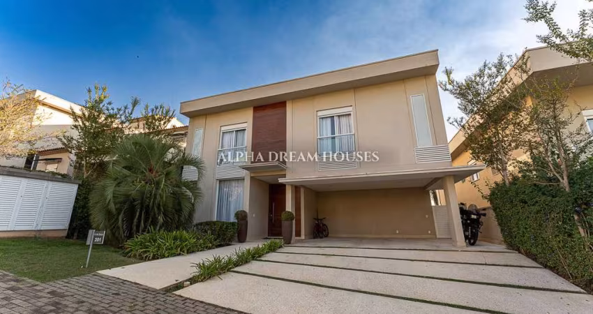 Casa à Venda &amp;quot;Porteira Fechada&amp;quot; – 4 Suítes no Residencial Tamboré 10