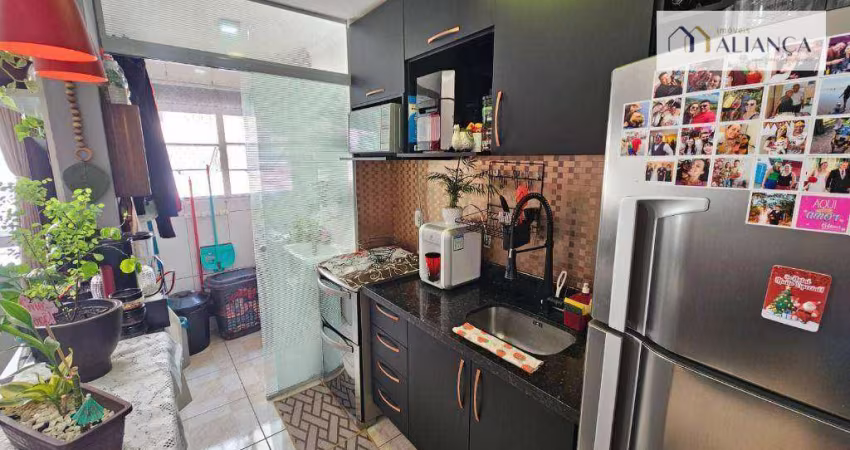 Apartamento com 2 dormitórios à venda, 43 m² por R$ 270.000 - Canhema - Diadema/SP