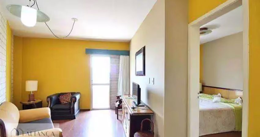 Apartamento com 1 dormitório, 40 m² - venda por r$ 250.000,00 ou aluguel por r$ 3.150,00/mês - jardim do mar - são bernardo do campo/sp
