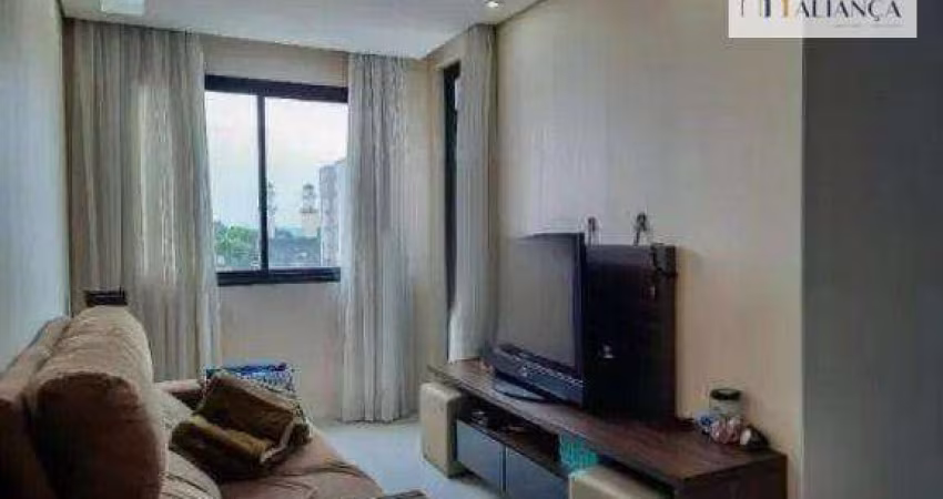 Apartamento com 3 dormitórios à venda, 80 m² por R$ 440.000 - Vila Euclides - São Bernardo do Campo/SP