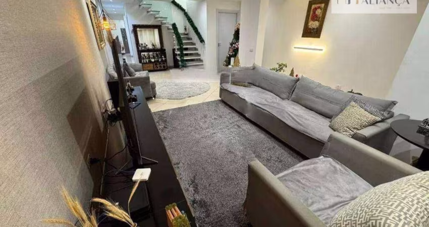 Sobrado com 3 dormitórios à venda, 293 m² por R$ 1.388.000 - Jardim Brasilândia - São Bernardo do Campo/SP