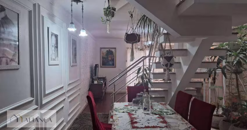 Sobrado com 4 dormitórios à venda, 300 m² por r$ 1.490.000 - vila assunção - santo andré/sp