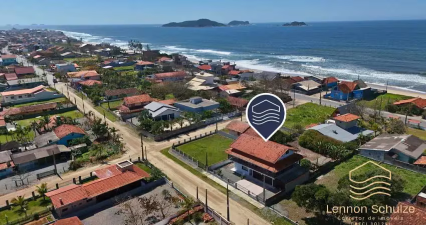 Sobrado 3 andares vista mar em balneário barra do sul - salinas