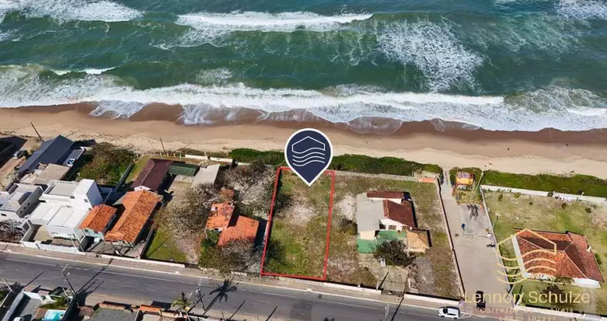 Terreno frente mar 600m² em balneário barra do sul - bairro salinas