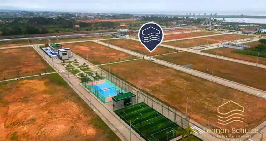 Terreno no condomínio skyline marinas park - barra do itapocu - sc