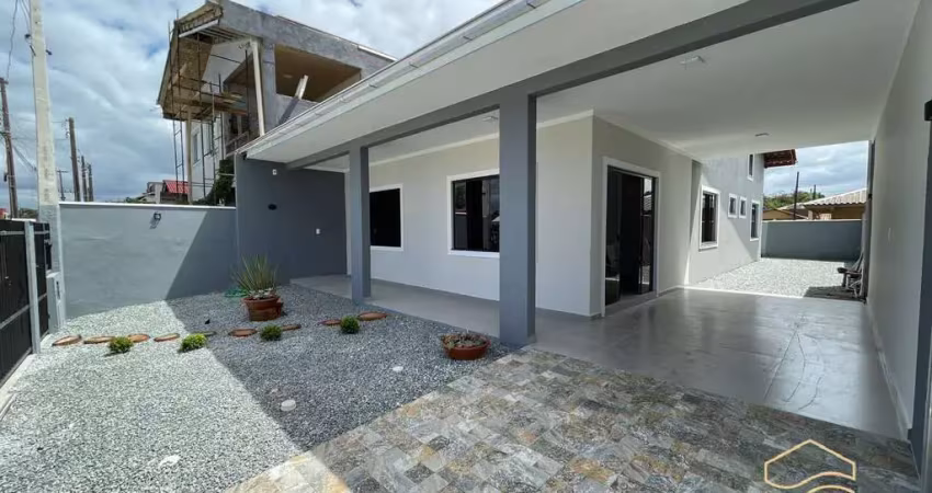 Casa nova com 3 quartos - costeira, balneário barra do sul