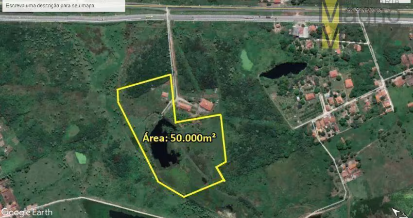 Terreno à venda, 50000 m² por r$ 6.000.000,00 - urucutuba (jurema) - caucaia/ce