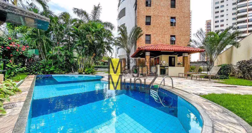 Edifício spazio maranello - apartamento com lazer completo e 04 quartos à venda, 206 m² por r$ 1.550.000 - cocó - fortaleza/ce