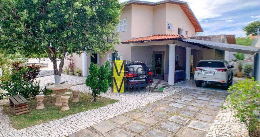 Linda casa duplex muito espaçosa com com 3 suítes à venda, 266 m² por r$ 1.600.000 - de lourdes - fortaleza/ce