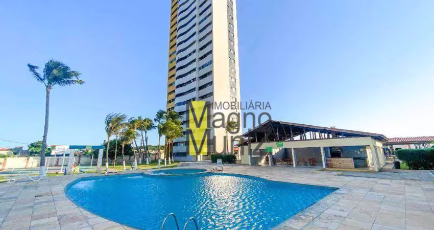 Edifício van piaget - apartamento com 2 quartos para alugar, 74 m² por r$ 1.600/mês - praia do futuro - fortaleza/ce