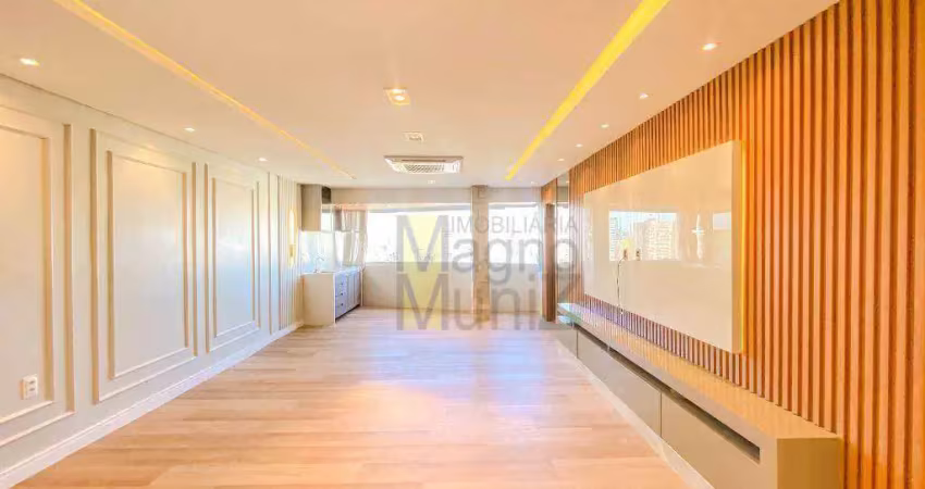Apartamento com 3 dormitórios para alugar, 129 m² por r$ 5.500/mês (incluso condomínio, água, gás e iptu)  - aldeota - fortaleza/ce