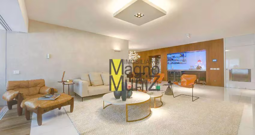 Apartamento alto padrão e semi-mobiliado com 261m², 4 suítes à venda - meireles - fortaleza/ce