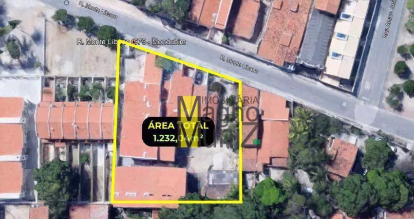 Terreno amplo de 1232m² com apartamentos e galpão pequeno alugados com rendimentos de 15 mil reais mensais!