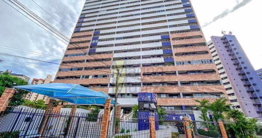 Villa de Huesca - Apartamento amplo com 3 quartos para alugar, 71 m² por R$ 2.800/mês - Cocó - Fortaleza/CE