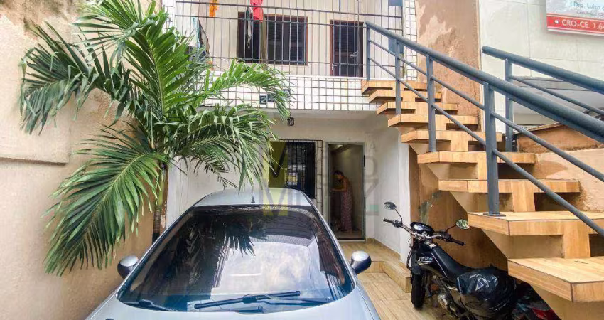 Casa com 2 dormitórios para alugar, 122 m² por R$ 1.600,00/mês - Benfica - Fortaleza/CE