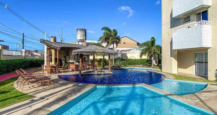 Edifício Reserva do Castelli - Apartamento com 3 quartos e lazer completo para alugar, 70 m² por R$ 3.490/mês - São Gerardo - Fortaleza/CE