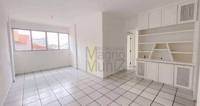 Edifício esmeralda – apartamento com 3 para alugar, 78 m² por r$ 1.200/mês - praia do futuro - fortaleza/ce