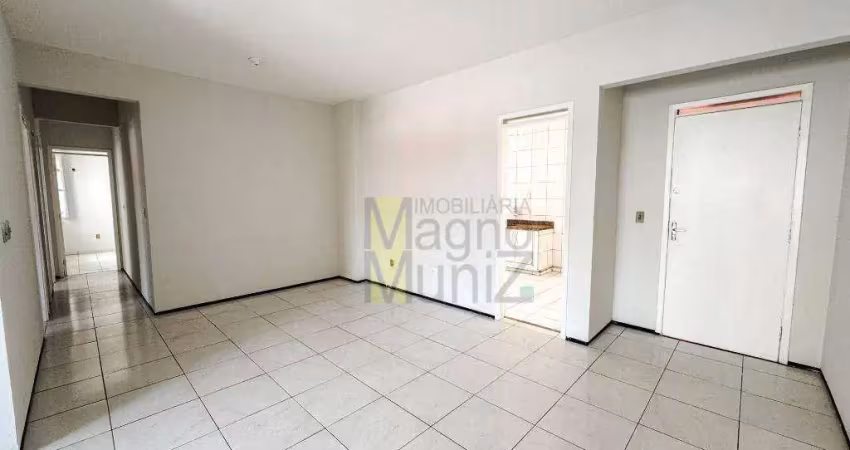 Edifício twin tower village - apartamento com 3 quartos para alugar, 118 m² por r$ 1.800,00/mês - papicu - fortaleza/ce