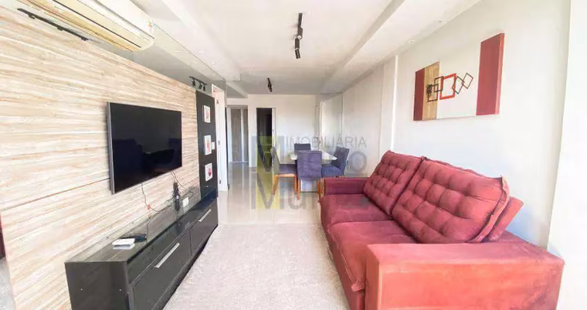 Edifício caiman -  apartamento com 3 quartos para alugar, 108 m² por r$ 2.500,00/mês - papicu - fortaleza/ce
