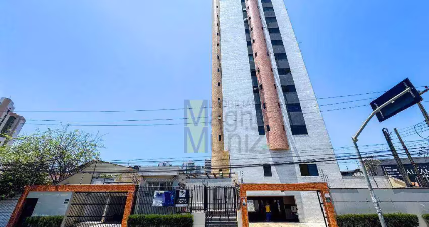 Edifício villa de trento - apartamento com 3 quartos à venda, 122 m² por r$ 450.000 - papicu - fortaleza/ce