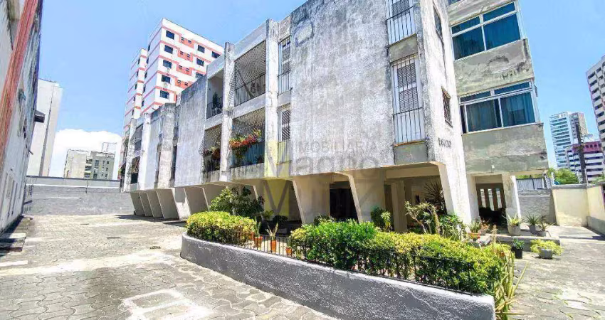 Edifício pca i (acarau) -  apartamento com 3 quartos para alugar, 89 m² por r$ 1.400,00/mês - cocó - fortaleza/ce