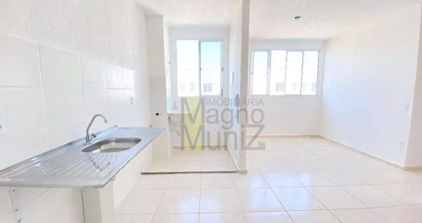 Condomínio reserva flora - apartamento com 2 quartos para alugar, 41 m² por r$ 1.100,00/mês - barroso - fortaleza/ce