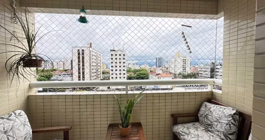 Apartamento à venda, 3 quartos, 1 suíte, 2 vagas, boqueirão - santos/sp