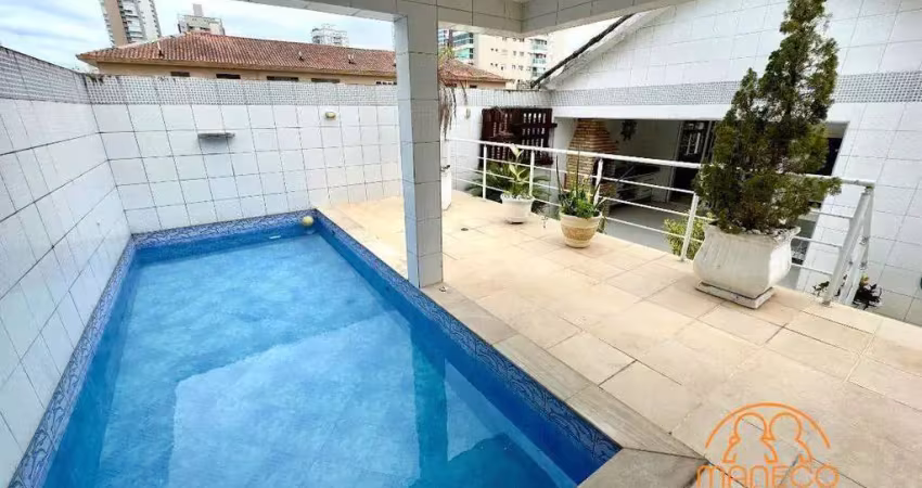 Casa à venda, 5 quartos, 5 suítes, 1 vaga, aparecida - santos/sp