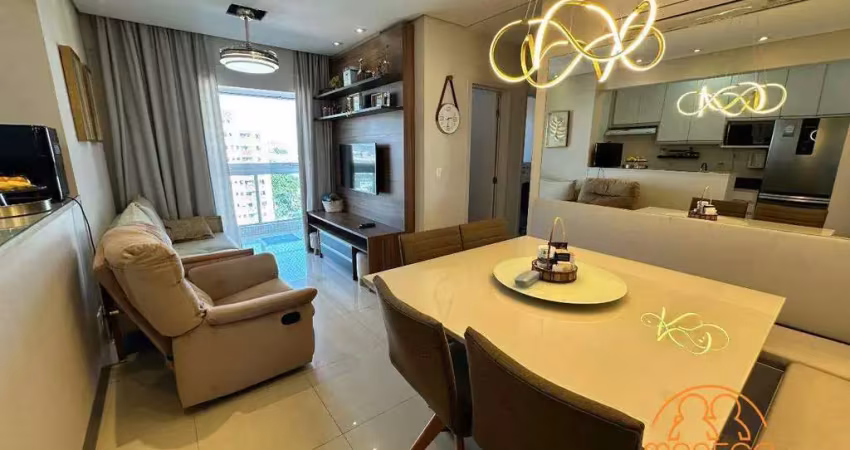 Apartamento à venda, 2 quartos, 1 suíte, 1 vaga, estuario - santos/sp