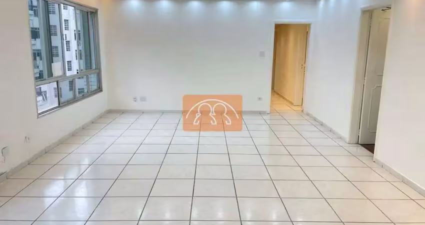 Apartamento à venda, 3 quartos, 1 suíte, 2 vagas, gonzaga - santos/sp