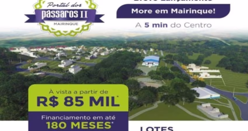 Loteamento em mairinque - novo bairro planejado - investimento ou moradia
