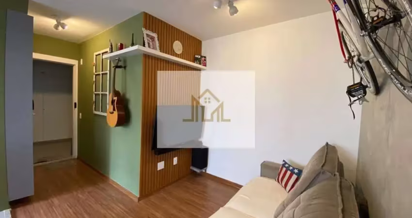 Jd. maria estela | lindo apartamento | 2 dorm | 1 vg | sacada | 52m²