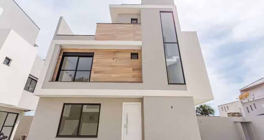 Alto padrao no boqueirao: sobrado novo com 122m² e 41m² de terraco