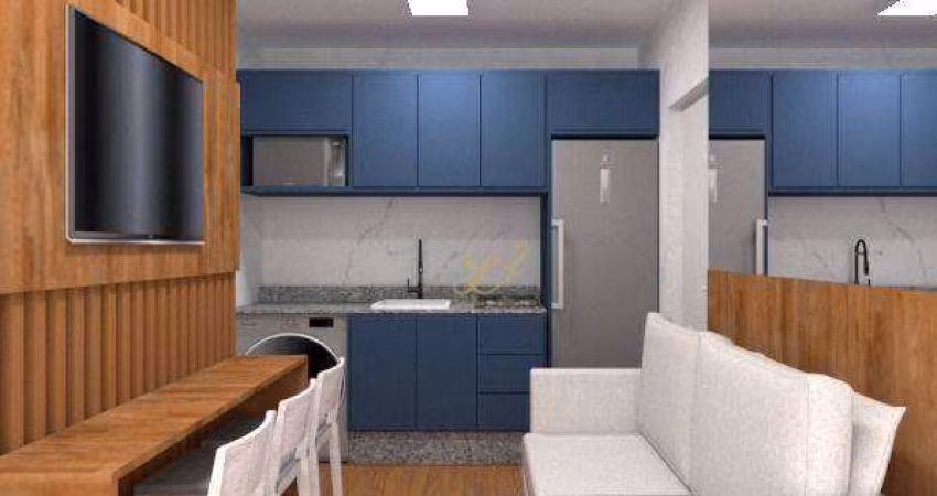 Ótimo Studio Garden 24,52m², pertinho do Shopping Palladium!