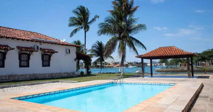 Maravilhosa mansão no canal - 500m² com 2.000m² de terreno, no ogiva, em cabo frio - rj!