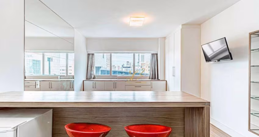 Ótimo Studio no melhor do Centro Cívico - 31m² com vaga!