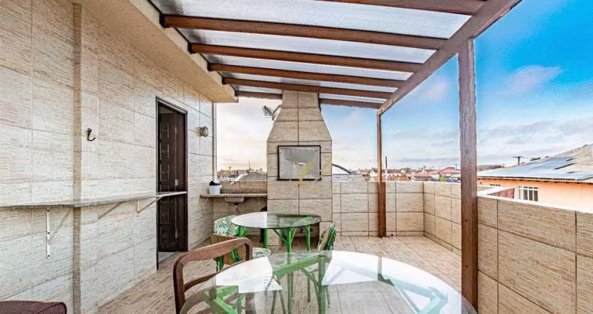 Excelente triplex com 150m² e terraço coberto em praia de leste!