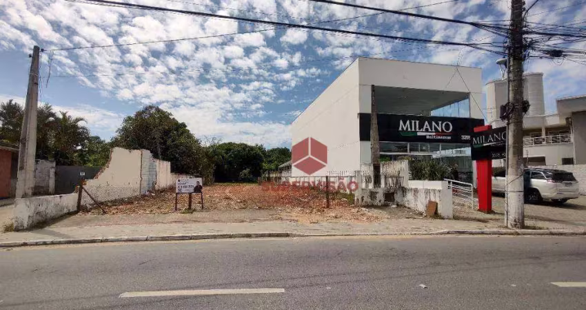 Terreno à venda, 989 m² por r$ 2.300.000,00 - centro - palhoça/sc