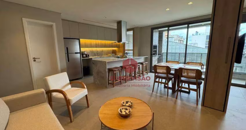 Apartamento com 3 dormitórios à venda, com 122m² de área total por r$ 2.691.000 - jurerê - florianópolis/sc