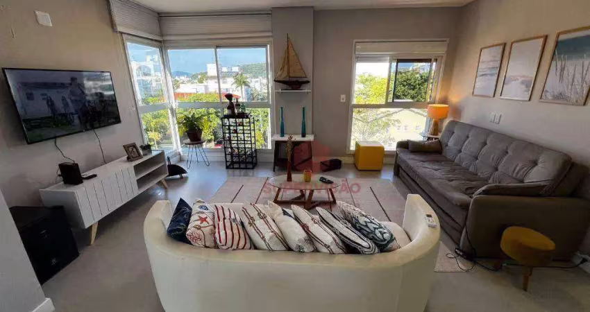 Apartamento à venda, 94 m² por r$ 2.250.000,00 - jurerê - florianópolis/sc