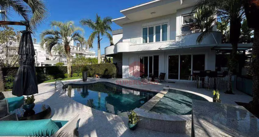 Casa com 4 quartos à venda, 381 m² por r$ 6.200.000 - jurerê - florianópolis/sc